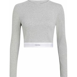 Modern Rib Crop Top in Cotton with Long Sleeves CALVIN KLEIN UNDERWEAR image