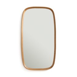 Miroir rectangulaire chêne massif, H110cm, Orion AM.PM image