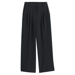 Plisseret frontbukser med brede ben LA REDOUTE COLLECTIONS billede