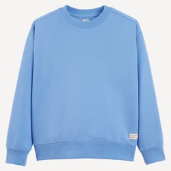 Sweater in molton met ronde hals LA REDOUTE COLLECTIONS image