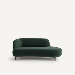 Divano Dormeuse velluto, design Rosebury E.Gallina AM.PM image