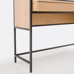 Bureau étagère, 2 tiroirs + 2 niches, Volga LA REDOUTE INTERIEURS image