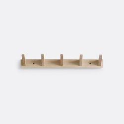 Wandgarderobe Compo mit 5 Haken, Eiche LA REDOUTE INTERIEURS image