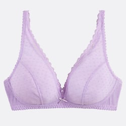Soutien-gorge foulard en tulle floqué, Alix LA REDOUTE COLLECTIONS image
