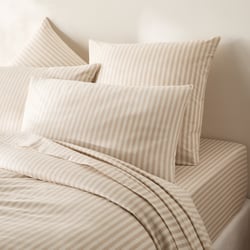 Funda de almohada de algodón, Soizic beis LA REDOUTE INTERIEURS image