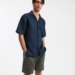 Chemisette droite en lin LA REDOUTE COLLECTIONS image