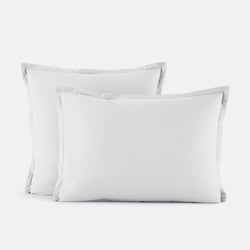 Taie d'oreiller en percale de coton, 80 fils, Scenario LA REDOUTE INTERIEURS image