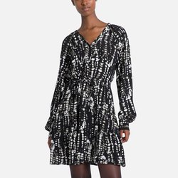 Printed Buttoned Mini Dress JDY image