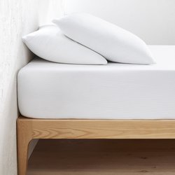 Drap-housse uni gaze de coton bonnet 30cm, Kumla LA REDOUTE INTERIEURS image