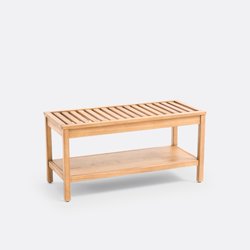 Banco para el baño, de acacia al aceite, HAUMÉA LA REDOUTE INTERIEURS image