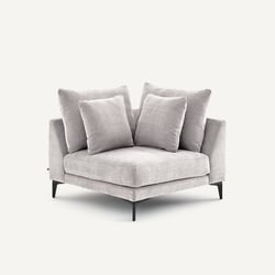 Divano angolare in poliestere cotone, MODERNISTE, design Emmanuel Gallina EMMANUEL GALLINA X AM.PM image