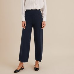 Pantalon large, maille tricot ANNE WEYBURN image
