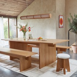 Rectangular Dining Table with 8 Place Settings, Deling LA REDOUTE INTERIEURS image