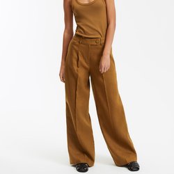 Wijde broek in linnen, Signature JOSEPHA LA REDOUTE COLLECTIONS image