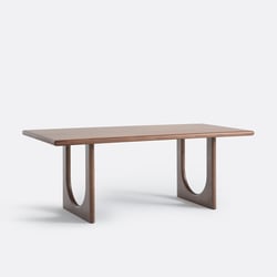 Table à manger, en plaqué noyer, 6 à 8 couverts, DOUVE LA REDOUTE INTERIEURS image