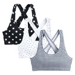 Lot de 3 brassières imprimées LA REDOUTE COLLECTIONS image