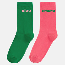 Lot de 2 paires de mi-chaussettes LA REDOUTE COLLECTIONS image