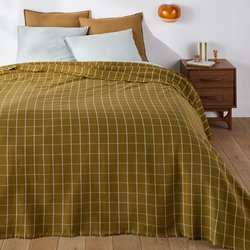 Lina Cotton/Linen Bedspread LA REDOUTE INTERIEURS image
