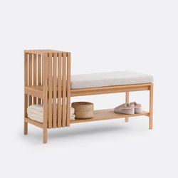 Banc d'entrée plaqué frêne, Theonie LA REDOUTE INTERIEURS image