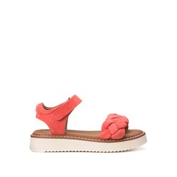 Сандалии из кожи на липучках, толстая подошва LA REDOUTE COLLECTIONS image