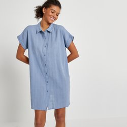 Cotton Crepon Nightshirt LA REDOUTE COLLECTIONS image