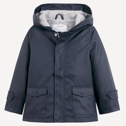 Impermeável com capuz, forro em jersey LA REDOUTE COLLECTIONS image