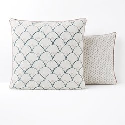 Elka 100% Cotton Percale 200 Thread Count Pillowcase LA REDOUTE INTERIEURS image