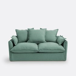 Divano letto 14 cm, lino stropicciato, Odna LA REDOUTE INTERIEURS image