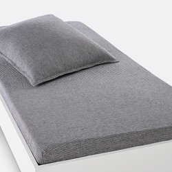 Hoeslaken, omslag 30 cm, Linot Carreaux LA REDOUTE INTERIEURS image