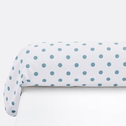 Taie de traversin pur coton imprimé pois, Clarisse LA REDOUTE INTERIEURS image