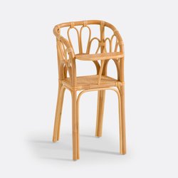 Babyla Rattan Doll's Highchair LA REDOUTE INTERIEURS image