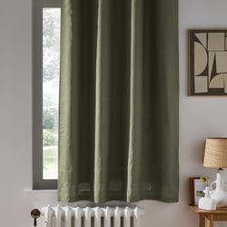 Onega Blackout Radiator Curtain in Washed Linen LA REDOUTE INTERIEURS image