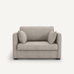 Divano letto 2 posti in lino screziato, Neo Kinkajou AM.PM image