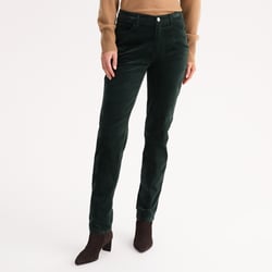 Broek in stretch fluweel ANNE WEYBURN image
