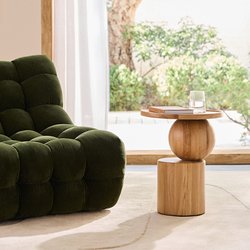 Mesa auxiliar de roble macizo, Stigido AM.PM image
