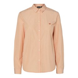 Embroidered Blouse with Fine Stripes PIECES image