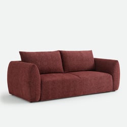 Sofá recto, de 3 o 4 plazas, de chenilla jaspeada, EDITH LA REDOUTE INTERIEURS image