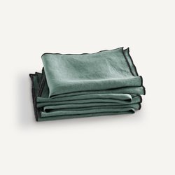Lot de 4 serviettes de table, Suzy en lin lavé AM.PM image