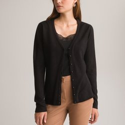 Vest met V-hals, tricot met een uiterst zachte touch ANNE WEYBURN image