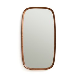 Miroir rectangulaire noyer massif, H110cm, Orion AM.PM image