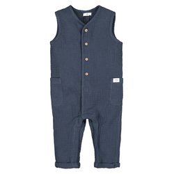 Ärmelloser Overall aus Baumwoll-Musselin LA REDOUTE COLLECTIONS image