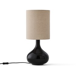 Lámpara de mesa de vidrio y lino, Juna LA REDOUTE INTERIEURS image