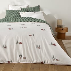 Woodhouse Duvet Cover in Washed Cotton LA REDOUTE INTERIEURS image