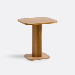 Table de bistrot, en plaqué chêne, 2 couverts, TAMULA LA REDOUTE INTERIEURS image
