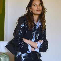 Veste droite et courte, en simili LA REDOUTE COLLECTIONS image