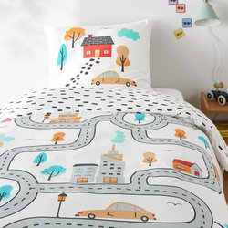 Parure da letto in cotone, federa quadrata, Circuit SO'HOME image