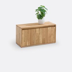Edgar Solid Oak 2-Door Storage Module LA REDOUTE INTERIEURS image