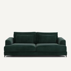Sofá-cama de 4 lugares, em veludo, Marsile AM.PM image
