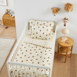 Housse de couette bébé 50% coton recyclé, Tigris LA REDOUTE INTERIEURS image