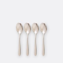 Confezione da 4 cucchiaini da caffè inox, Ebano LA REDOUTE INTERIEURS image